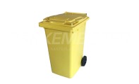 Trash bin 240 liters, yellow