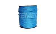 Twisted polypropylene rope, 6mm, blue