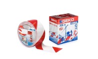 Barricade tape 70 mm x 200 m red/white