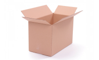 Corrugated carton box 385x210x h250/190 mm, 3-layered - Itella / Omniva / DPD L