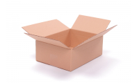 Corrugated carton box 305x215x h125/80 mm, 3-layered - Itella/ Omniva / DPD M
