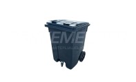 Container 370 litres, grey, 3 wheels