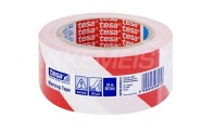 Floor Marking Tape 50 mm x 33 m Tesa, white/red