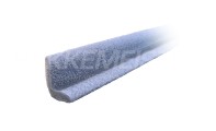 L-shaped foam corner protector, 32/32 mm x 2 m, thickness 9 mm, gray
