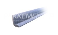 L-shaped foam corner protector, 50/50 mm x 2 m, thickness 10 mm, gray